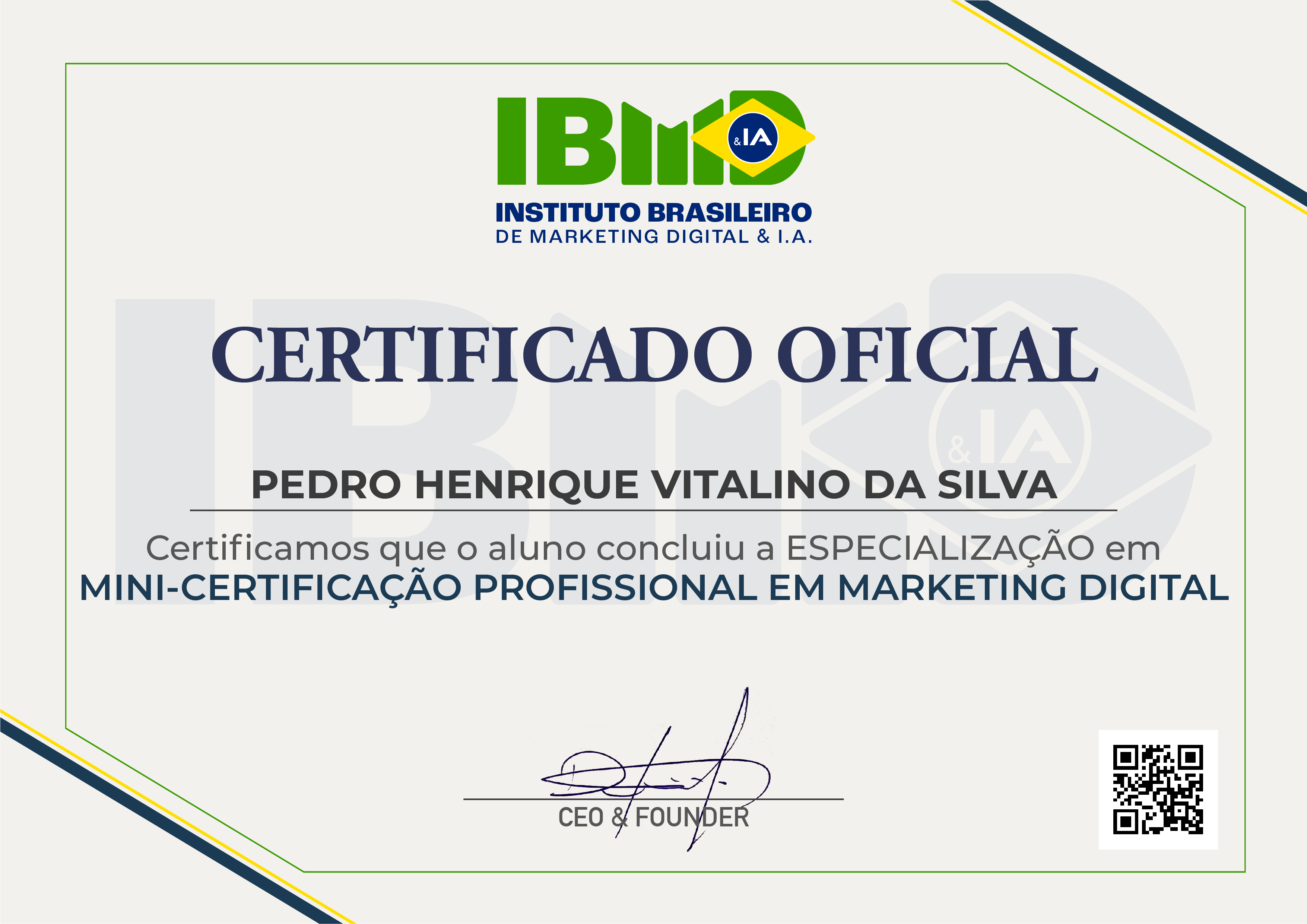 MINI CERTIFICAÇÃO